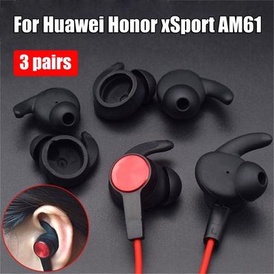 3 Pairs Soft In-Ear Ear Hook Earphone Cover Silicone Earbuds Tips Eartips