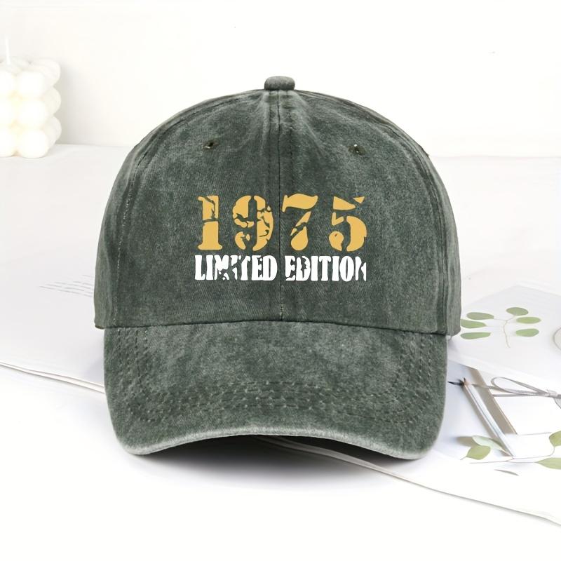 A Classic Vintage Limited Edition Trendy Washed Baseball Cap Perfect for Casual Wear Outdoor Activities and Sports An I
