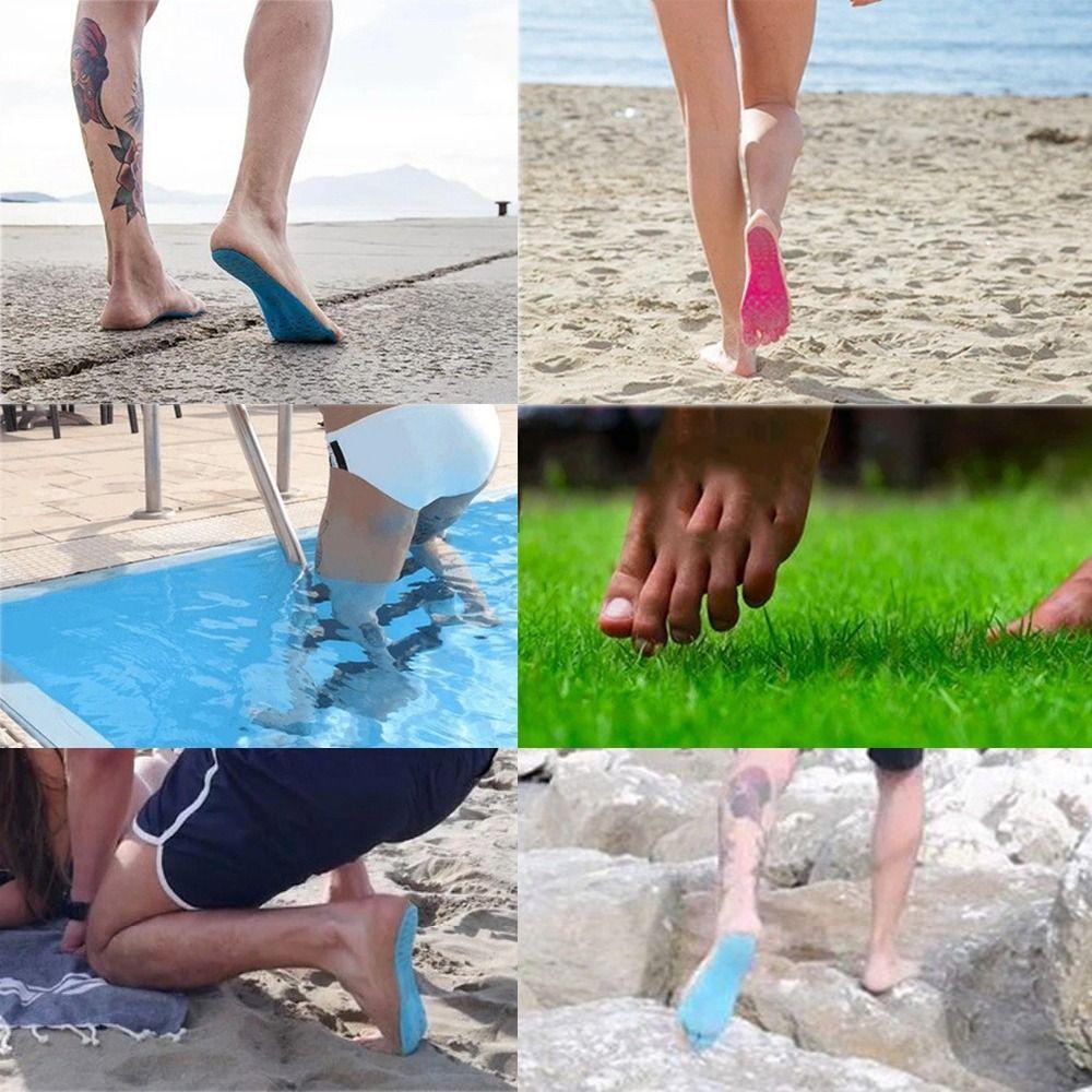 Anti Slip Adhesive Insoles Non-slip Invisible Shoe Pad Flexible Beach Foot Patch Pads Feet Care