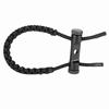 Archery Equipment Adjustable Compound Wrist Rope Polyester Braided Strap Cord (Black)
