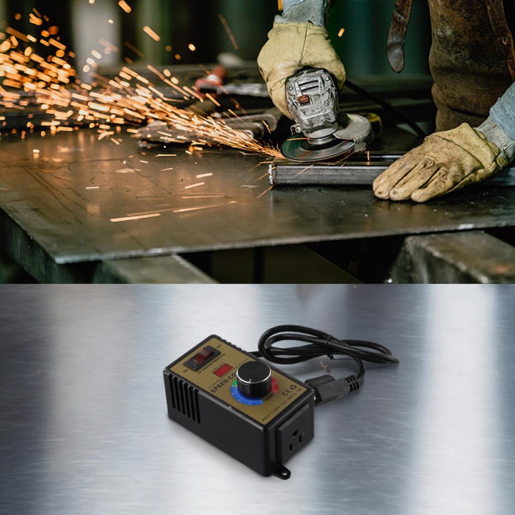 Регулятор скорости 15A 4000W ABS Пластик AC220V-250V Диммирование