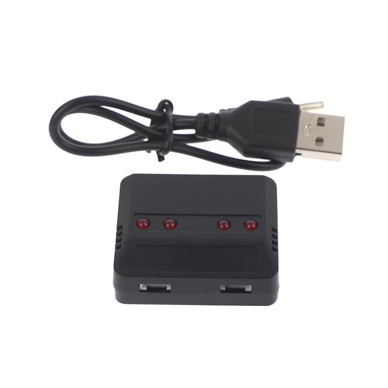 Зарядное устройство USB 4 в 1 для LiPo 3,7 В для E010 H31 X4 Syma X5Sw X5C X5Hw Запчасти Аксессуары для Радиоуправляемой Лодки Машины Дрона Вертолета