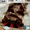 1PC Custom Name Leopard Sports Car Outdooor Flannel Blankets Throw Blanket All-Season Throw Gift Bedspread for Couch, Bed, Camping Holiday Birthday Gi