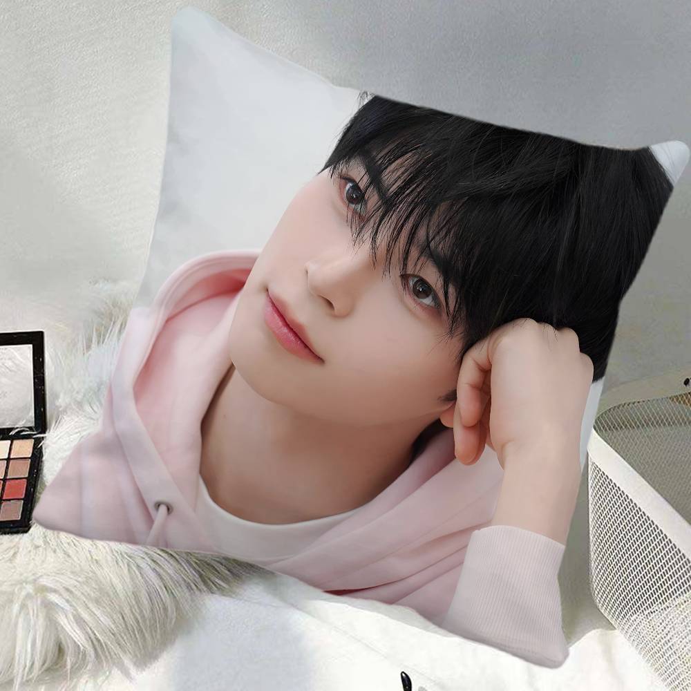 kpop Sung Han Bin Pillow Case Square Pillow Bedroom Sofa Leisure Comfort Cushion Car Home Decoration