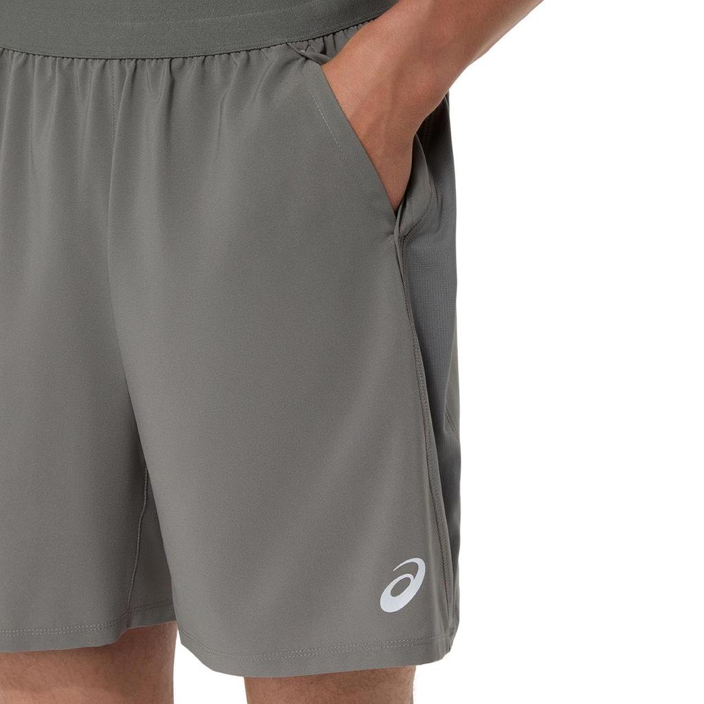 Одежда для бега ROAD 7IN SHORT 2011D248 020 L [ASICS] Мужская (Трюфельный серый)