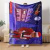 1Pc Elf Shelf Roblox Blanket Soft Throw Blanket For Home Bedroom Bed Sofa Travel Office Solid Christmas Blanket