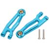 2Pcs RC Car Swing Arm Reduce Bumps High Strength RC Metal Swing Arm for SG1603 SG1604  UD1601  UD16024 1 16 RC CarBlue