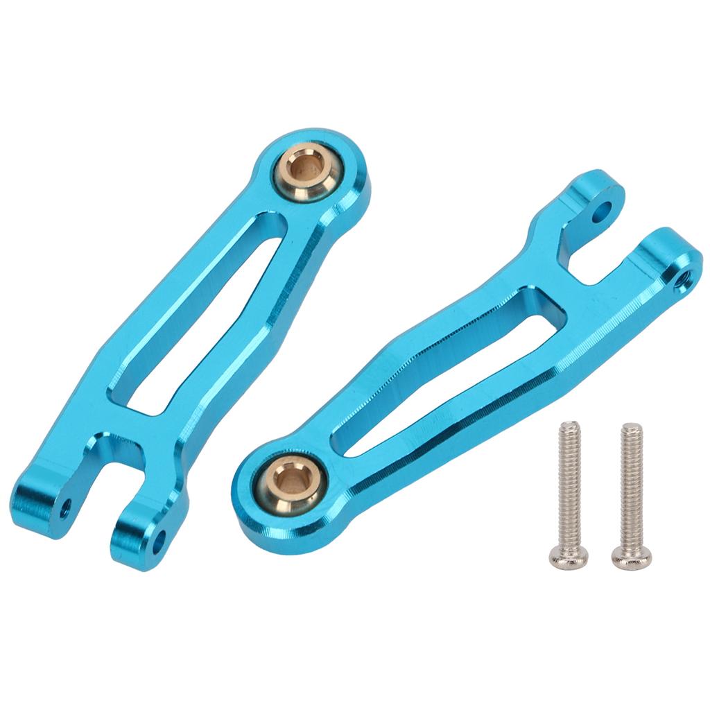 2Pcs RC Car Swing Arm Reduce Bumps High Strength RC Metal Swing Arm for SG1603 SG1604 UD1601 UD16024 1 16 RC CarBlue