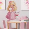 Мультяшные милые наклейки с куклами для украшения и декорирования фона спальни, гостиной и дома девочки