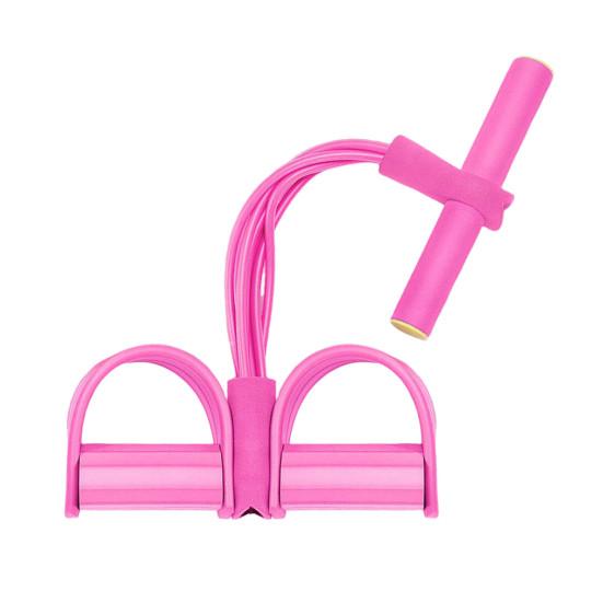 Sit-up Pedal Puller Resistance Band с ручкой Многофункциональный 4/6-трубчатый эластичный канат для йоги для мужчин и женщин Тренажер для натяжения педалей Тренировочное оборудование