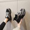 2024 New Sport Shoes Female Fashion Women's Sneakers Casual Thick Sole Lace Up Breathable Women Sneakers Shoes for Women