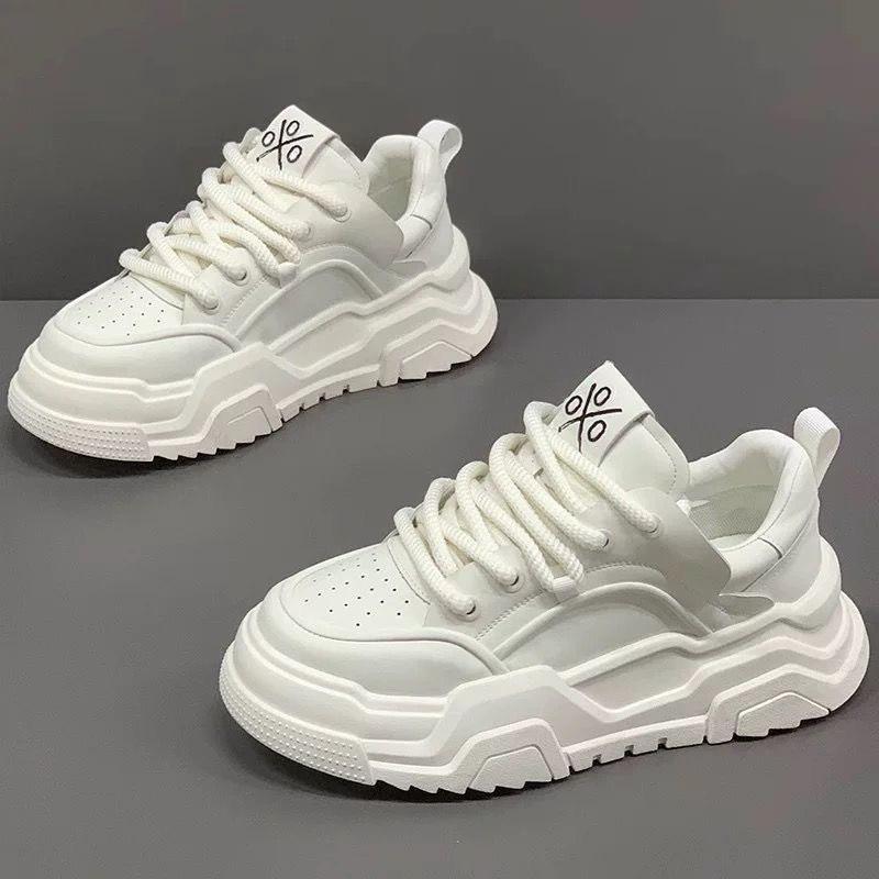 Модные мужские студенческие универсальные кроссовки тренд шнуровка мягкая кожа повседневная обувь для улицы шнуровка платформа вулканизированная обувь Zapatos Hombre