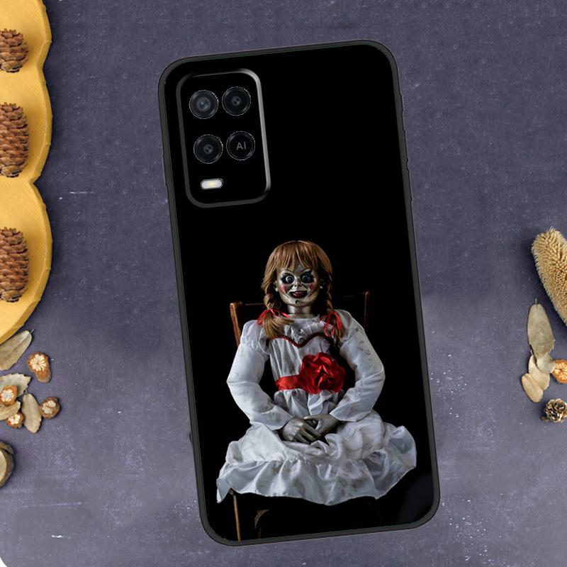 Чехол для телефона Annabelle Horror Movie для Oppo A79 A18 A38 A58 A78 A98 A17 A40 A60 A80 A16 A76 A96 A15 A74 A94 A54 A77