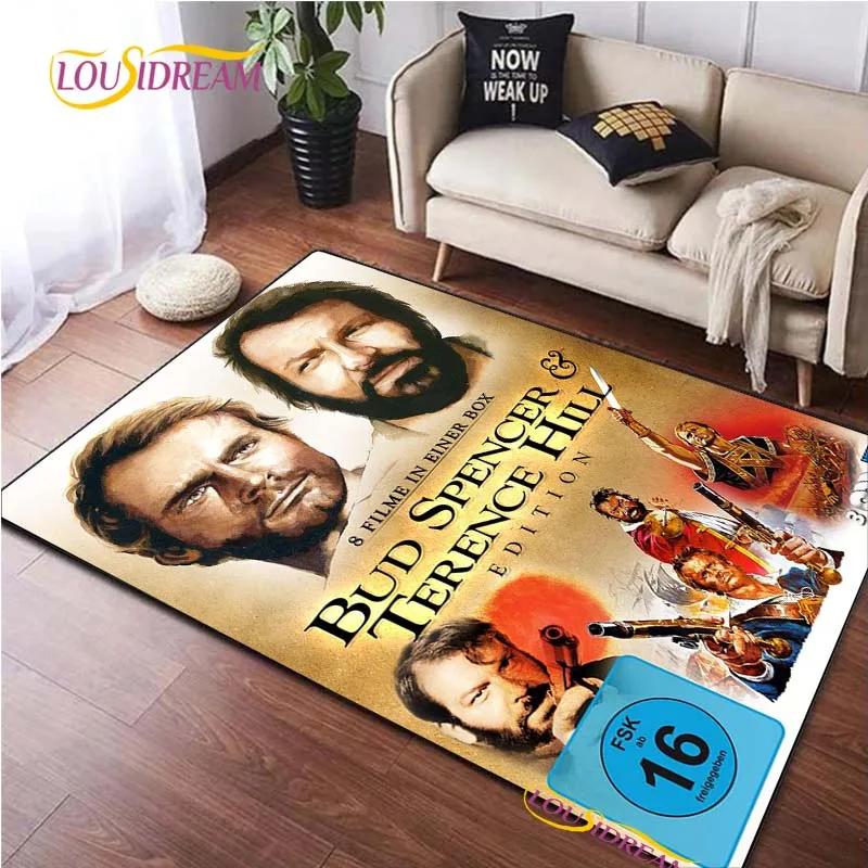 Bud Spencer  Terence Hill Area Rug Living Room Bedroom Decorat Yoga Carpet Kitchen Un-slip Floor Mat pography props Alfombra