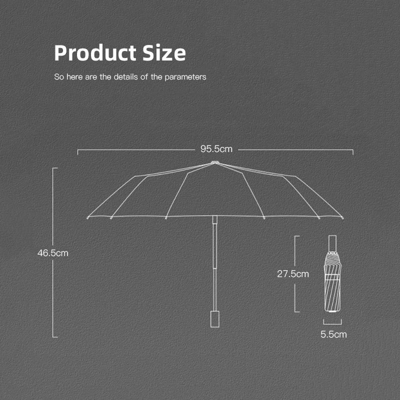 Volvo Car Emblem Automatic Umbrella Collapsible Sunshade UV Protection For V60 S90 T6 S80 V70 V40 XC90 XC40 V50 C30 XC60 S60 V90 JV8