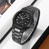 Мужские часы Week Date Quartz Wristwatch Business Men Watch Stainless Steel Waterproof Luminous