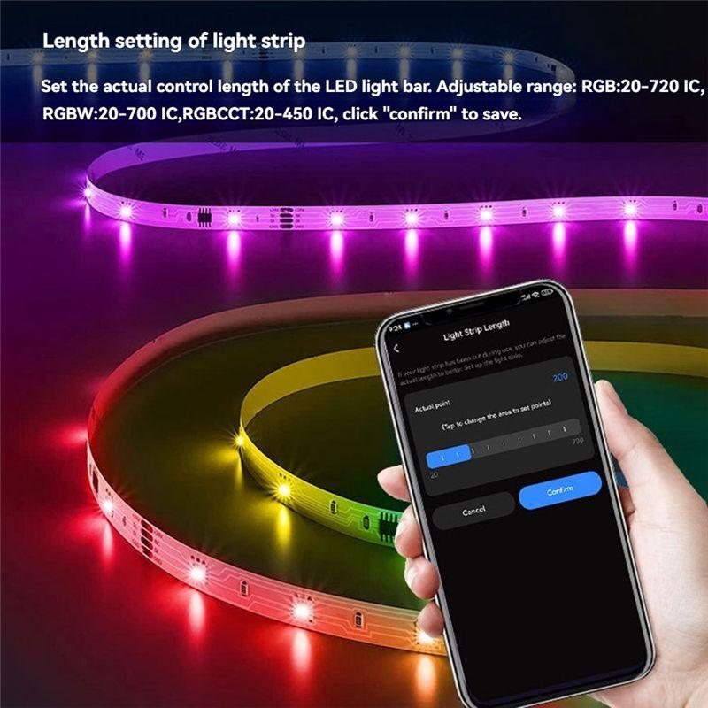 A84X-DR03W TUYA SPI WIFI RGB LED Контроллер Диммер Работает с Google Alexa Home Wifi Беспроводное Управление Для RGB Светодиодной Ленты