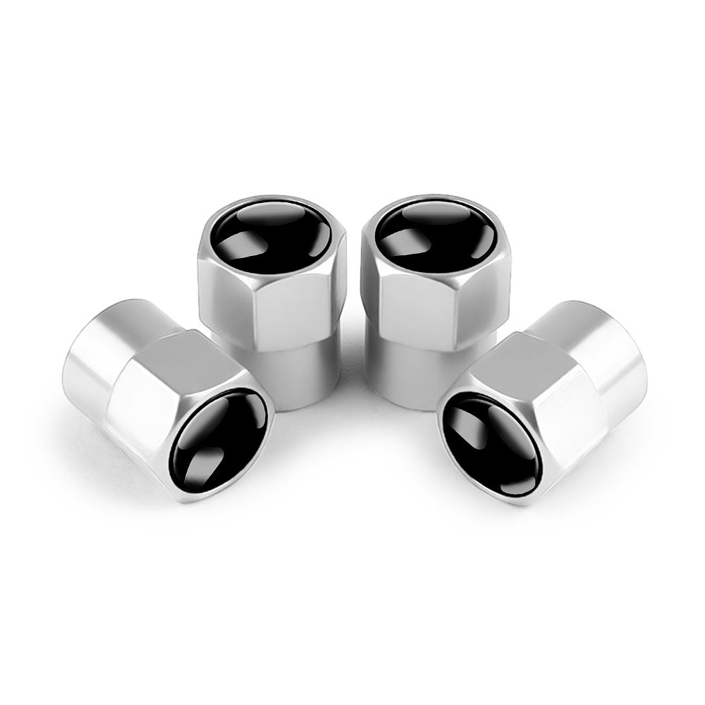 4PCS Car Tire Valve Cap Stem Cover Auto Accessories For Volkswagen Polo Sharan Golf Scirocco Touran Rline Tcross Tiguan Caddy R