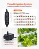 VEVOR Hydroponics Growing System Kit, 3-Tier 90 Sites UPVC Pipe Hydroponic Grow Kit with Timed Irrigation, Sun & Light Blocking Pipes