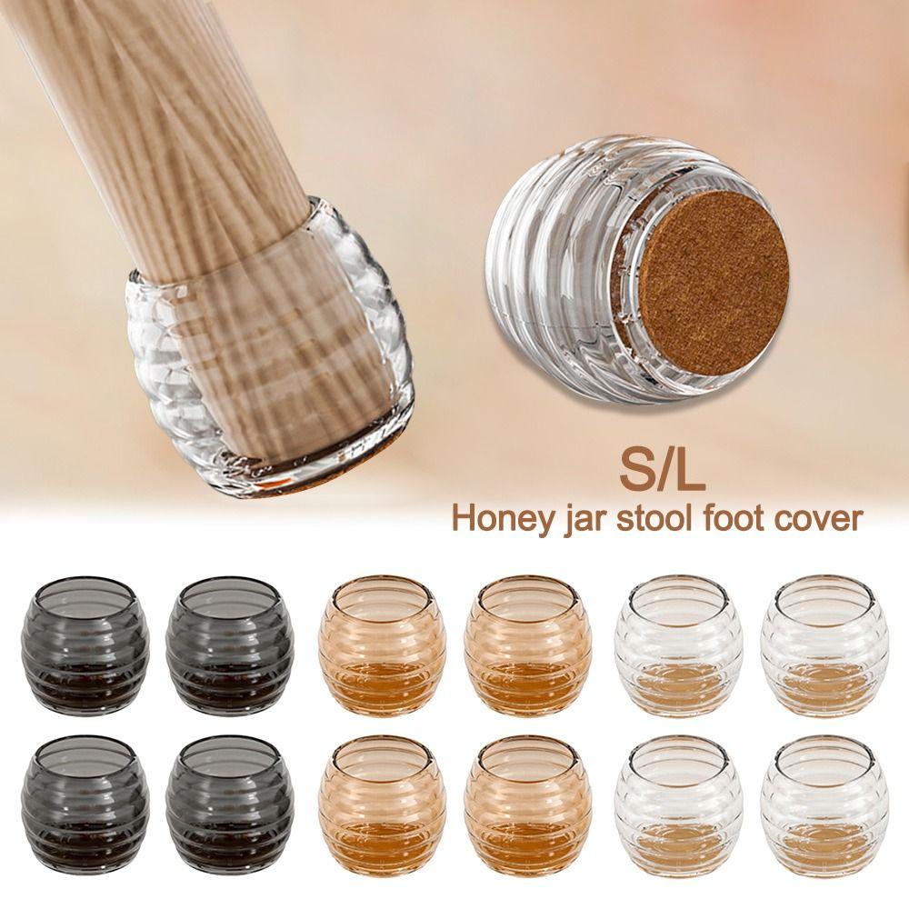 4PCS Reduce Noise Table Foot Cover Silicone Furniture Pads New Furniture Legs Cover for Sofa Chair