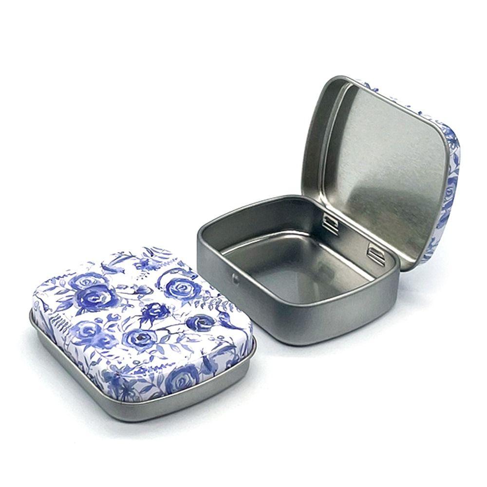 Мини Жестяная Коробка Металлическая Банка для Хранения Новая Жестяная Коробка на Петлях Конфеты