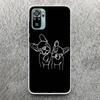 French Bulldog Black White Print Soft Case for Xiaomi Redmi Note 14 13 12S 11S Phone Shell 10 Pro Plus 11E 11T 12 11 10S 5G Cove