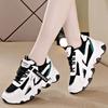 2025 Spring and Autumn New Internet Celebrity Versatile Fashion Dad Shoes Platform Mesh Non-slip Fashion Casual Sports Women's Shoes