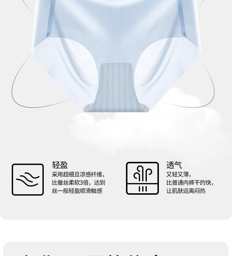Ice Silk Seamless Women's Underwear