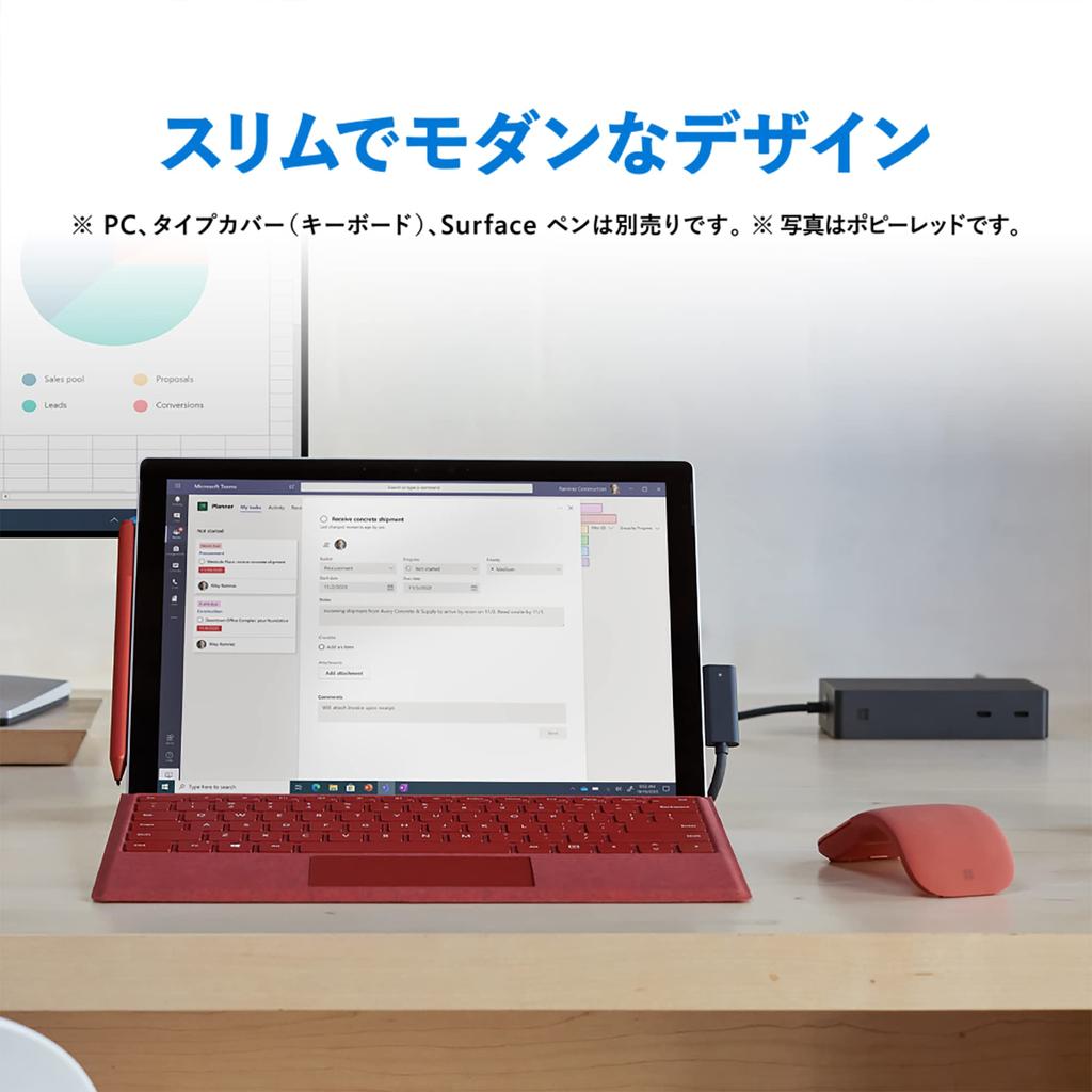 Microsoft Arc Mouse Wireless Thin Compact Scrolling BlueTrack Bluetooth Surface Compatible ELG-00007 Vertical/Horizontal (Black)