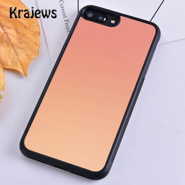 Krajews Pink Peach Soft Phone Case Cover For IPhone 18 17 Air 16 15 14 plus 11 12 13 pro max coque Shell Fundas