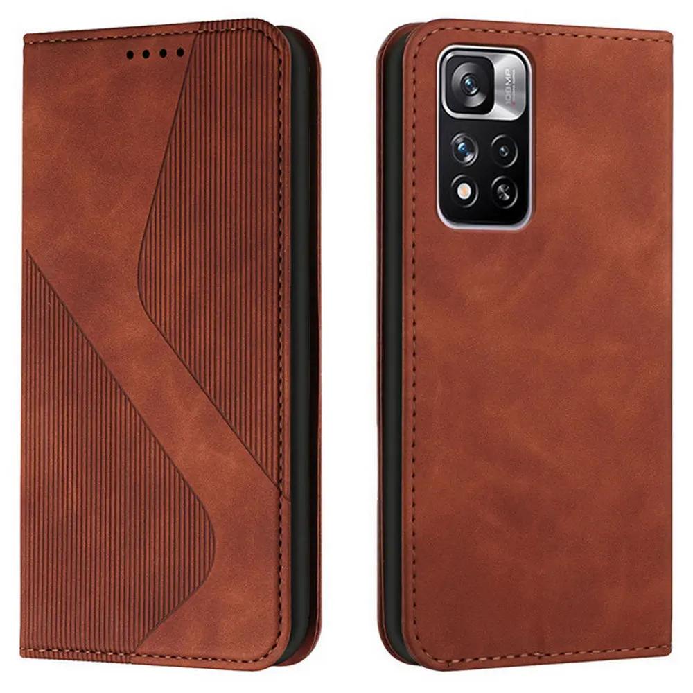 Кожаный чехол-книжка для Xiaomi Redmi Note 14 13 12 11 Pro Plus 14S 5G 4G Для Redmi Note 12 Turbo 12S 11S 11T 11E 12 Pro