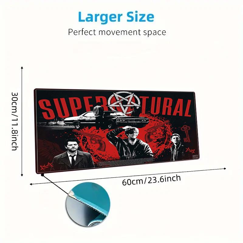 Supernatural Color Mouse Pad Large Gaming Table Cushion Non-slip Laptop Tablet Big Mousepad XXL Mat Mini PC Playmat With Lock edge