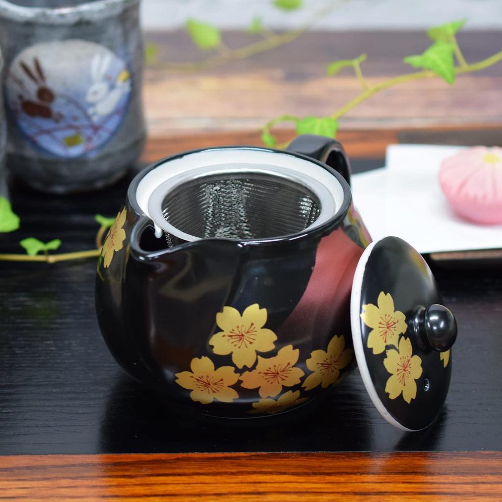 Чайник Стильная столовая посуда Кутани Керамический горшок Sakurafuji Керамика Бренд Японская столовая посуда Сделано в Японии В комплекте с сеткой для заваривания чая