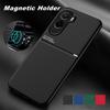 Rugged Non-Slip Case for Xiaomi Poco M7 4G Protective Cover Magnetic Suction Holder Coque Fundas Capa