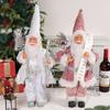 Чжунрань 18-дюймовый стоящий Санта-Клаус Праздничная кукла Рождественское украшение