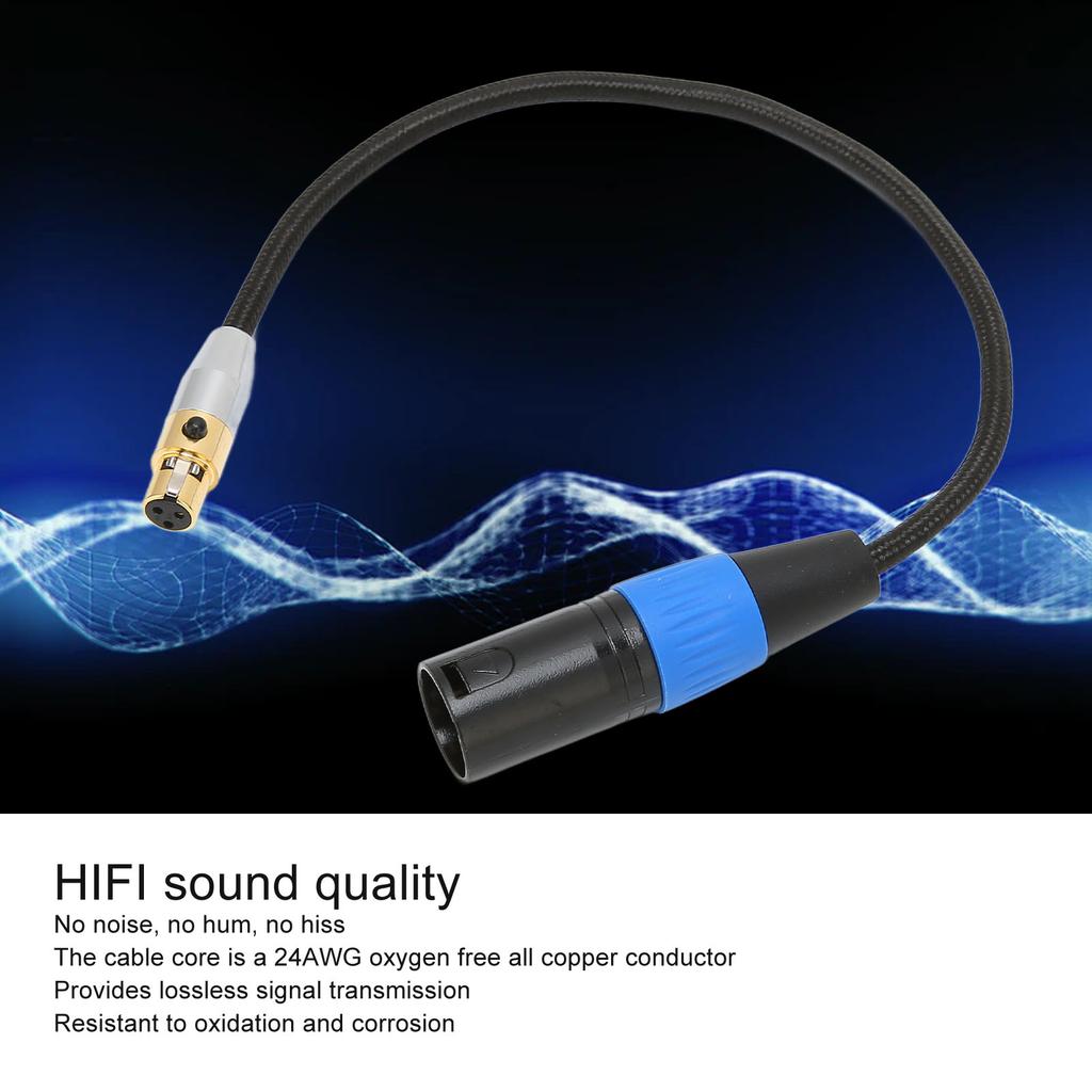 Кабель XLR Папа - XLR Мама Профессиональный 3-контактный XLR Кабель-адаптер для Камеры Микшера Микрофона Рекордера