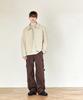 Heute Het Zipped Cotton Jacket (Beige)