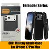 3-в-1 Защитный Броневой Чехол Военного Класса Ударопрочный для IPhone 17 Pro Max Air 16 E 15 14 Plus 13 12 11 OTTBOX Прочный Броневой Защитный Чехол