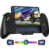 Контроллер Nintendo Switch с RGB-макросами, Ручной контроллер, Гироскоп, Быстрый, 1000 мАч, Высокая совместимость, 8-цветное освещение, Функция, Режим, Хват,