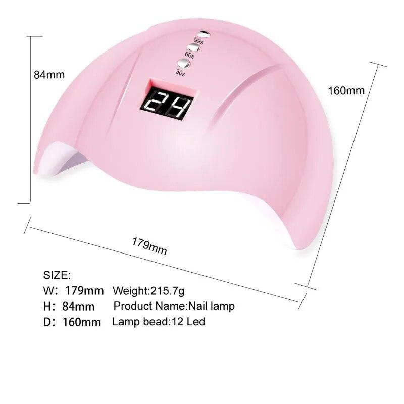 Sun Uv Led Lamp For Nails Dryer 36w Ice Lamp For Manicure Gel Nail Lamp Drying Lamp For Gel Varnish