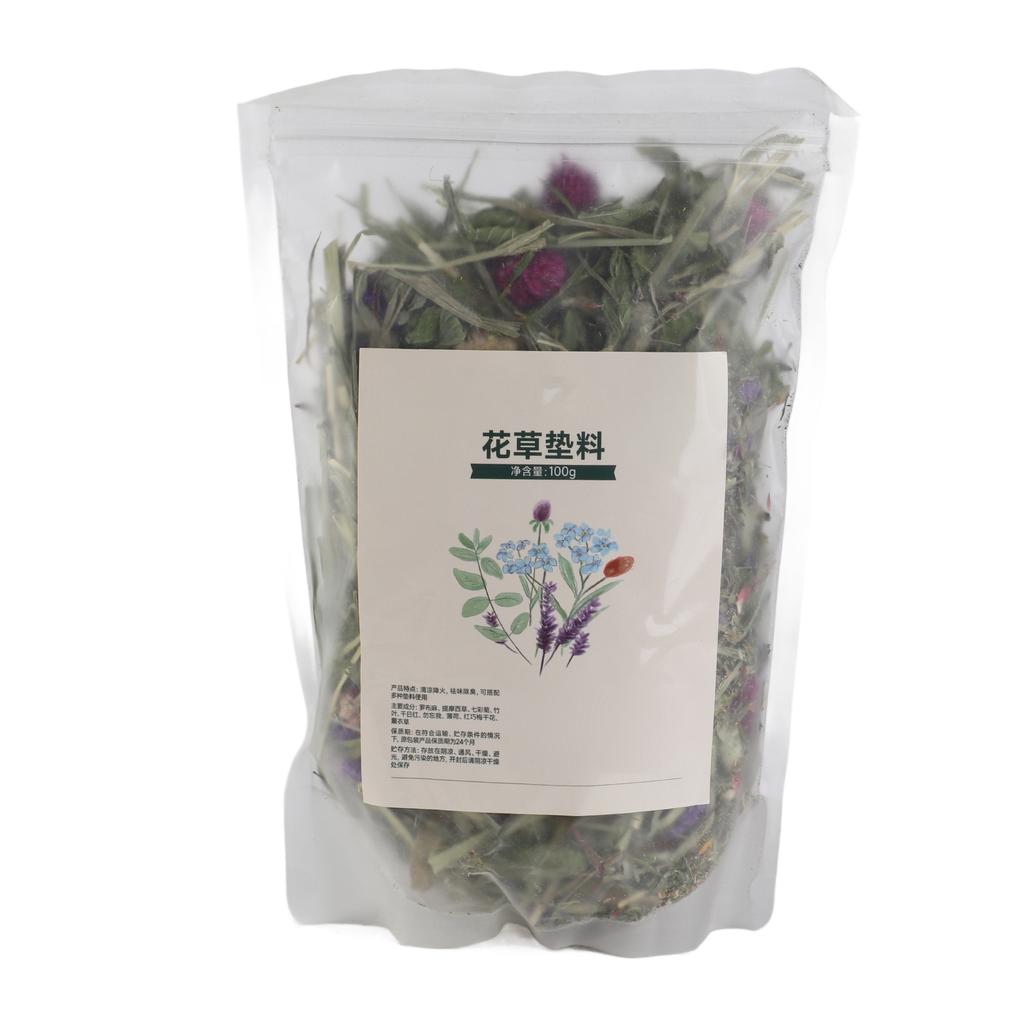 Extreme Odour Control Absorbent Dried Flowers Plants Padding for Hamster Guinea Pets Nests50g