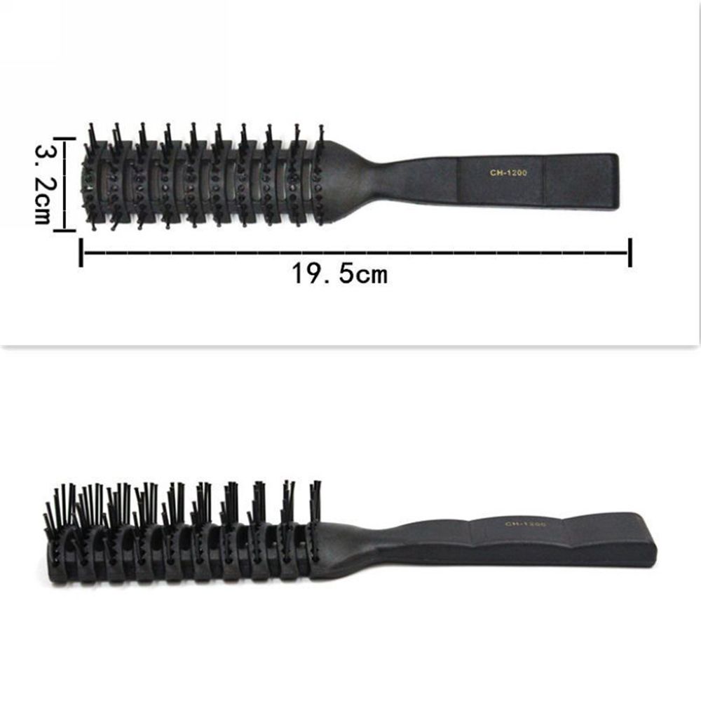 Detangling Professional Plastic Curl Hair Brush Salon Styling Tool Wide Tooth Comb Hairdressing