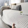 Sofa Cover Summer Universal Non-slip Sofa Mat Cool Feeling Mat Cushion Black Sofa Towel Couch Slipcover for Living Room