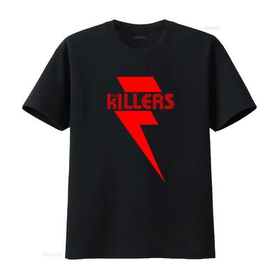 The Killers Band T Shirt Mens Brandon Flowers Red Bolt Design Official Merch Rock Music Fan So