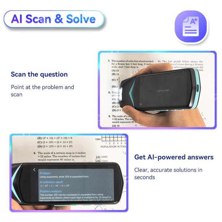 2026 USB Rechargeable Scan Reader Pen Multifunctional AI Translator The Fourth-generation AI Smart Reading Pen Dictionary Pen for Students Learners
