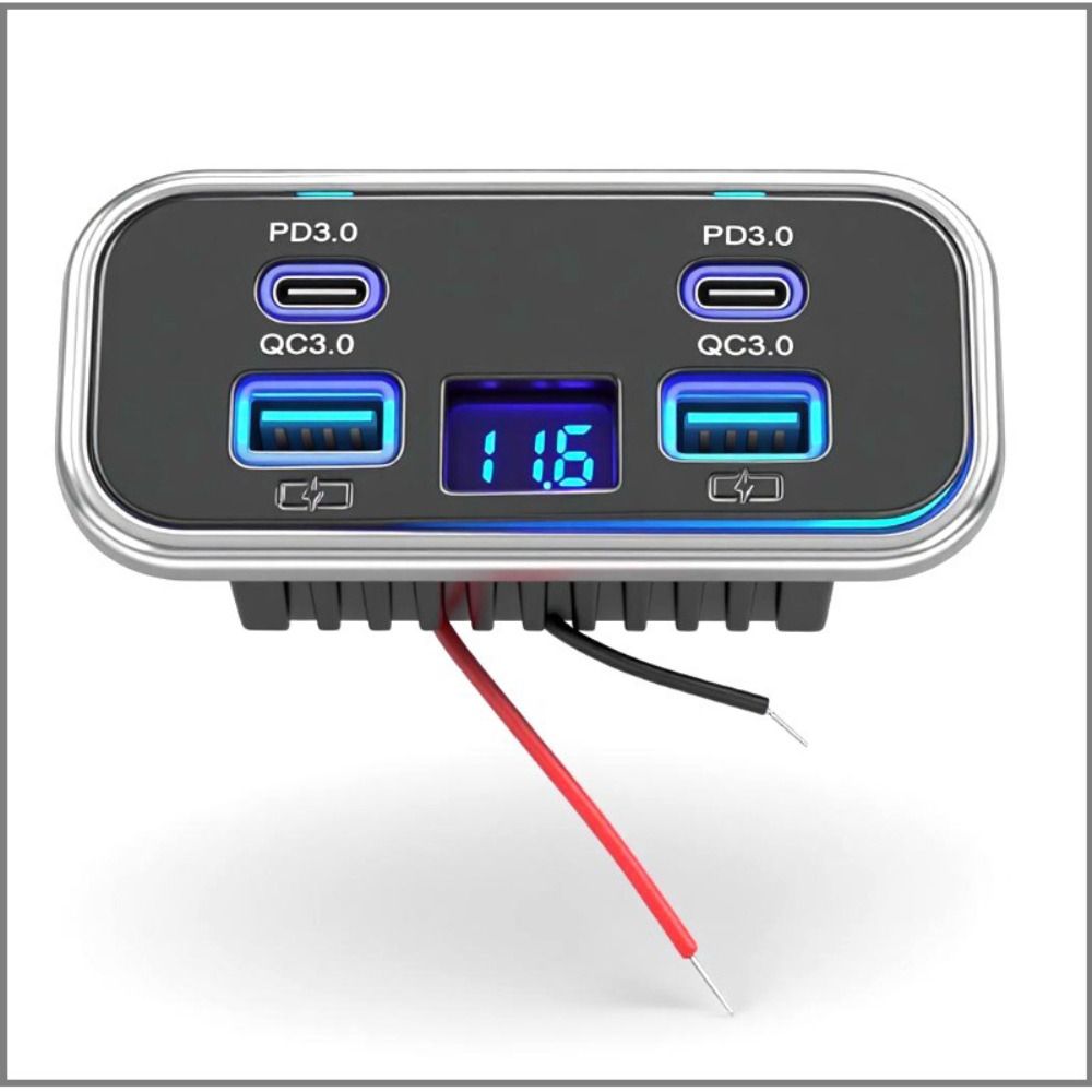 Быстрое зарядное устройство USB C Многопортовая розетка для зарядки Профессиональная USB-розетка для автодома Кемпинг