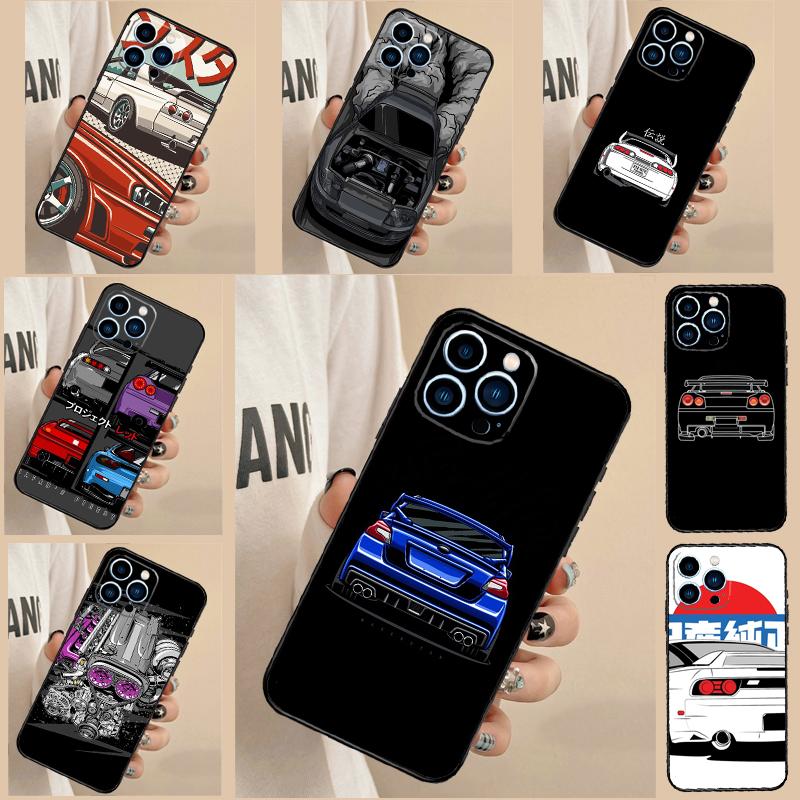 Спортивный автомобиль JDM Чехол для дрифта для Xiaomi 15T 14T 13T Pro 13 14 15 Ultra 17 Pro Max POCO F5 F6 F7 X5 X6 X7 Pro Чехол