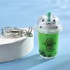 Подвеска Cat Bubble Tea, мультяшный чай с молоком, кулоны, брелоки, модные акриловые брелоки, украшения для рюкзаков и телефонов