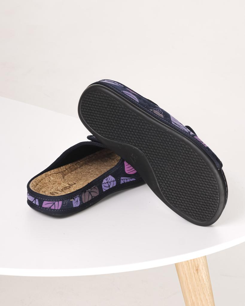 Velcro Slippers Inblu DH6Q 36 Blue Velor