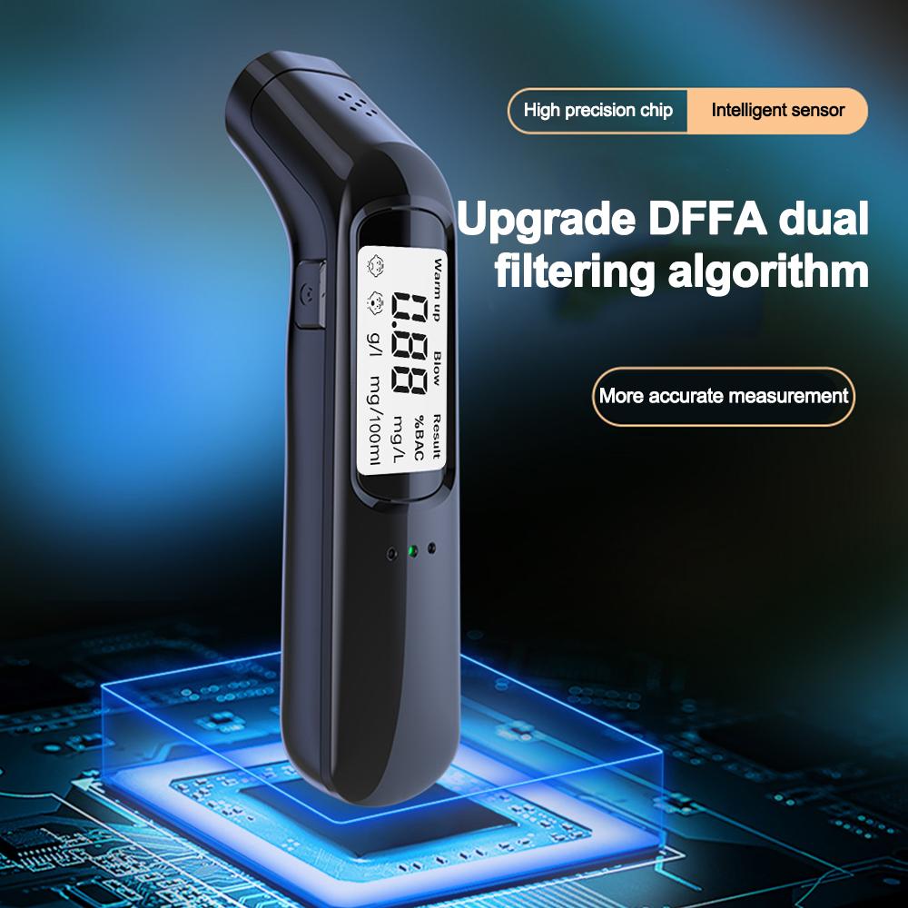 Portable Non-Contact Alcohol Tester with LED Display Alcoholmeter Alcohol Detector Breathalyzer Vehicle Diagnostic Tool Drunk Driving Prevent